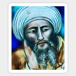 Averroes Portrait | Averroes Artwork 6 Magnet